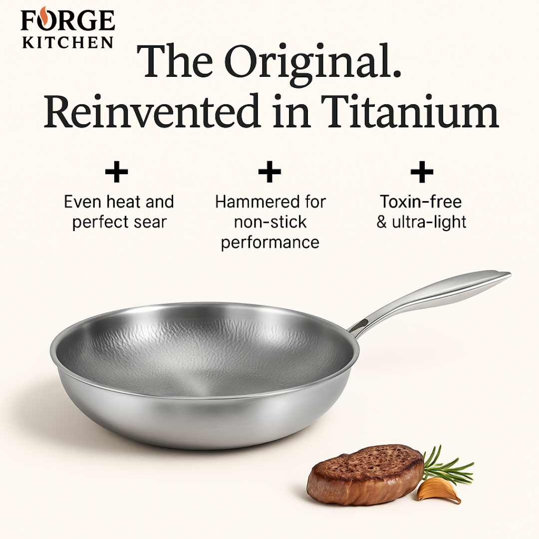Forge Kitchen Titanium High Pan